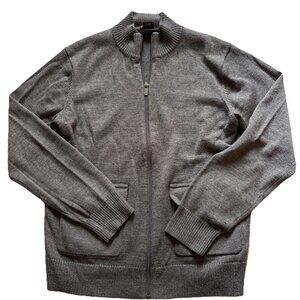 Michael Kors Gray Wool Blend Cardigan Size Medium